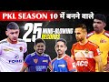 Top 25 records made in pkl 10  pro kabaddi season 10 records and stats