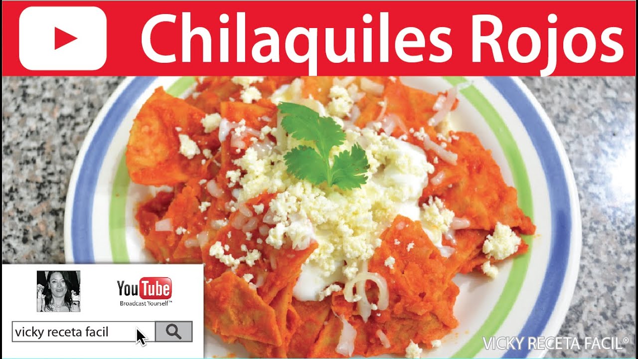 CHILAQUILES ROJOS | #VickyRecetaFacil | VICKY RECETA FACIL