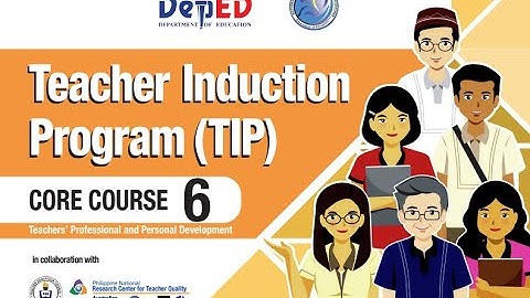 2022 Teacher Induction Program  (TIP) ANSWER KEY