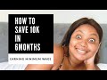 How To Save 10K in 6 Months Earning Minimum Wage | 2020 Savings Tips | South African YouTuber