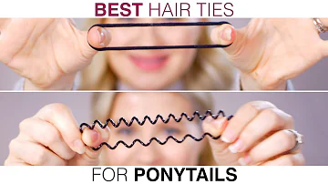Why are spiral hair ties good?