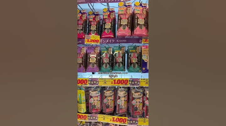 must buy beauty items from don quijote (japanese discount store)