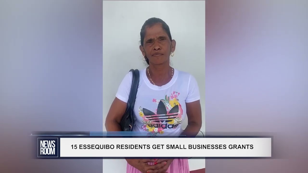 15 ESSEQUIBO RESIDENTS GET SMALL BUSINESSES GRANTS