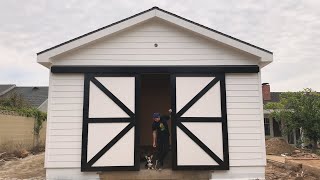 Shop Build  Barn Doors