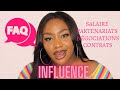 FAQ : INFLUENCEURS, PARTENARIATS, SALAIRE, MARQUES, JE VOUS DIS TOUT !