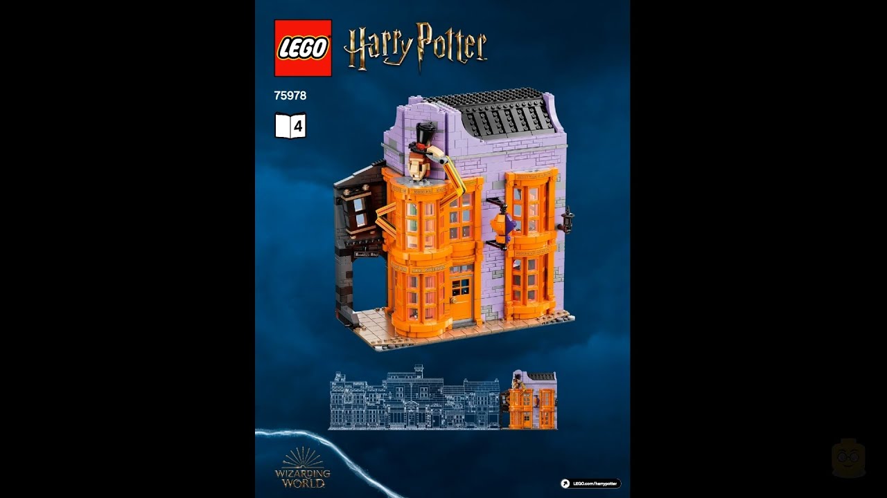 LEGO Harry Potter 75978 – Complete Diagon Alley Instructions