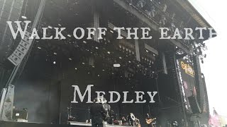 Walk off the earth - Medley (5 people, 1 guitar) (Pinkpop 2016)