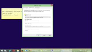 How to add additional clocks to the desktop of your windows 8 PC screenshot 5