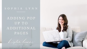 Adding Pop Up To additional Pages (Sophia Lynn Showit Template)