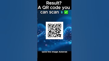 Turn Any Text into a QR Code with Python! #shorts