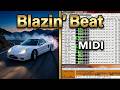 【MIDI再生】move/Blazin' Beat ※オフボーカルバージョン「頭文字D Second Stage」オープニングテーマソング