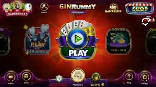 GIN RUMMY ONLINE (Game Kartu Remi)  ~ Fun Android Games ~ Online Games screenshot 1