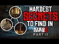 The hardest secrets to find in red dead redemption 2  rdr2