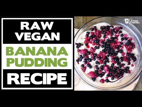 Raw Vegan Banana Pudding