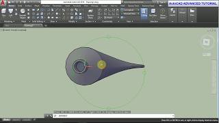 #AutoCAD TUTORIAL 2018   TOOTH PASTE  TUBE MODELLING
