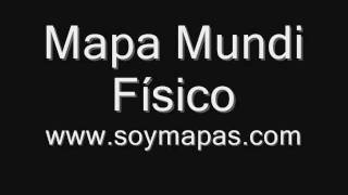 Mapa Mundi Físco