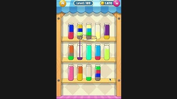 Water Sort Puzzle I Level 189 I  Facebook I SOLVED