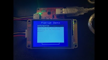 Popup windows with Nextion HMI