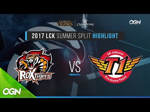 2017lcksummer [H/L 2017.06.22] ROX vs SKT Game1 - 2017 LCK Summer Split (롤챔스 하이라이트) 170622 EP.36