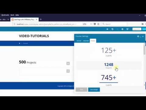 Counter element - XTRA WordPress Theme