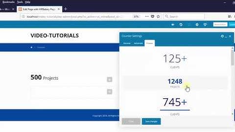 Counter element - XTRA WordPress Theme