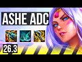ASHE &amp; Seraphine vs MISS FORTUNE &amp; Janna (ADC) | Good KDA: 14/1/8 | KR Master | 26.3