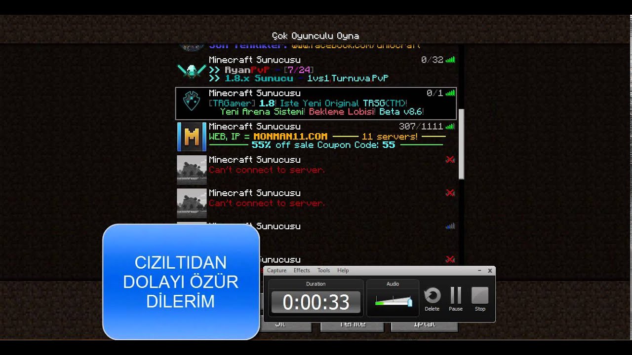 Minecraft Premium Server IP (TRSG) #Türkçe - YouTube.