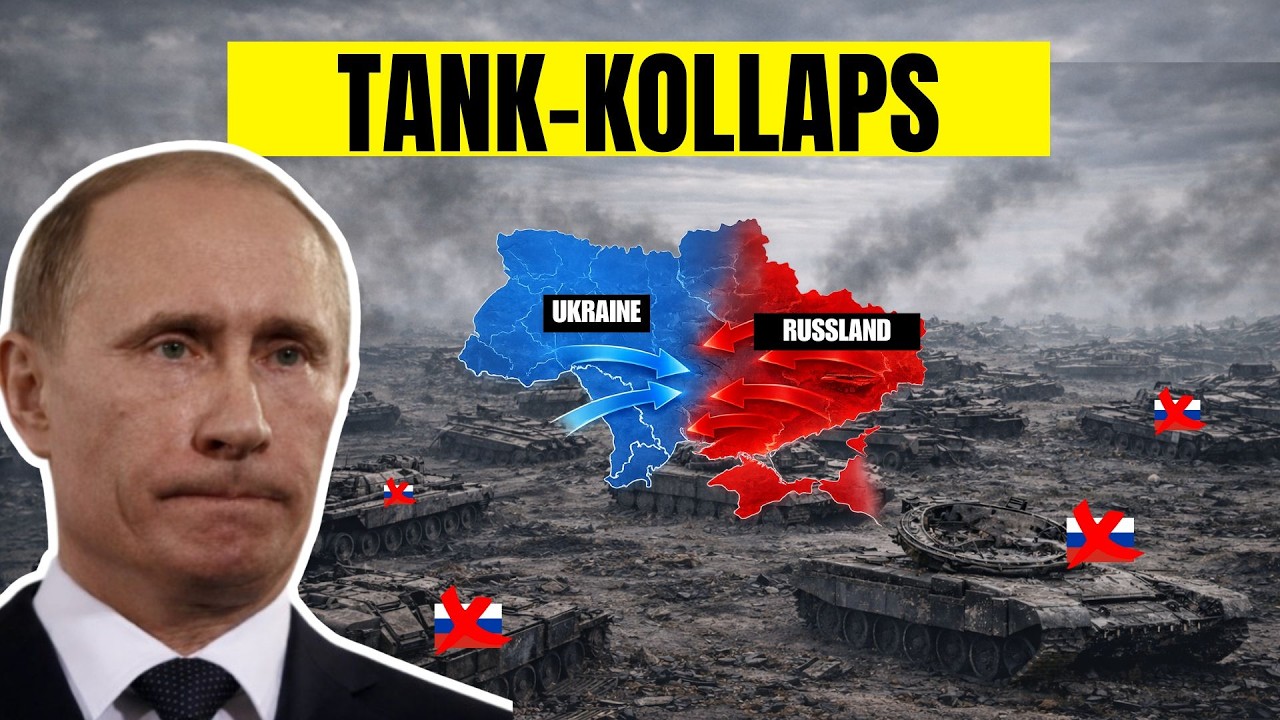 Putin Verbrennt Russlands ARMEE Bei Lebendigem Leib... Historische PANZER-Verluste In Der Ukraine