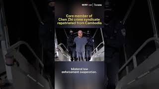 Core member of Chen Zhi crime syndicate repatriated from Cambodia