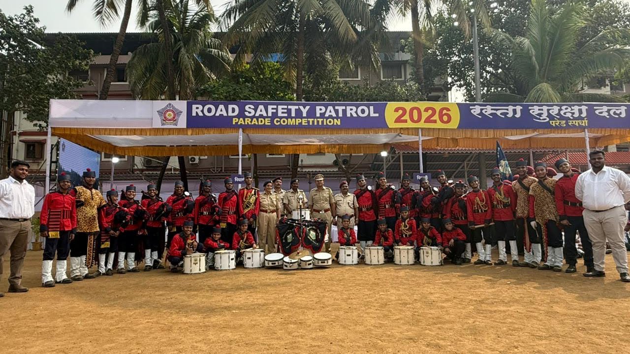 Best school Bagpipe Band display of Maharashtra 2025-26.
