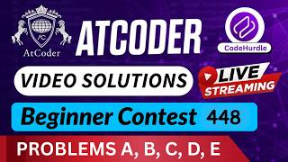AtCoder Beginner Contest 448 | Video Solution - (A to E) By Aftab Naik | Codehurdle