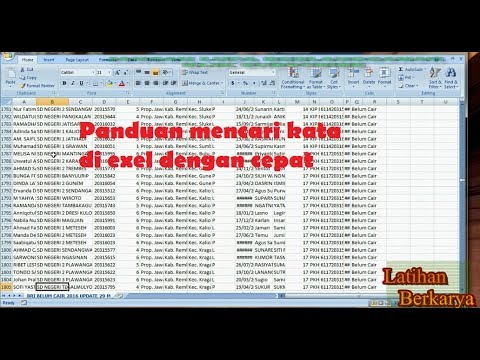 Video: Bagaimana Menemukan Teks Di Excel