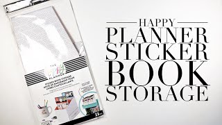 Happy Planner Sticker Book Storage | Planner Organization