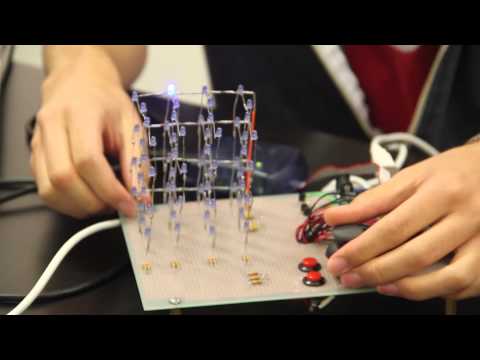 Chris P. - 4x4x4 Programmable LED Cube [Final Demo]