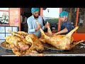 Dum Pukht Recipe | Whole Lamb Roast With Kabuli Pulao | Khaddi Kabab Recipe | Peshawar Street Food