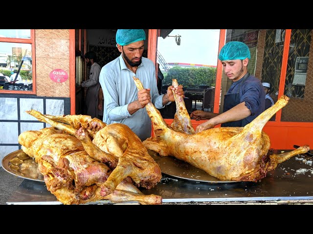 Dum Pukht Recipe | Whole Lamb Roast With Kabuli Pulao | Khaddi Kabab Recipe | Peshawar Street Food class=