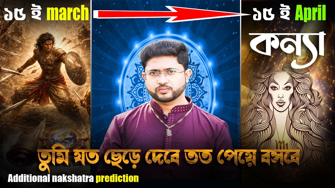 কন্যা রাশি (Virgo)। 15  March to 15 April, কেমন যাবে বুঝুন ।