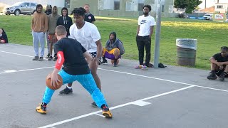 Professor 1v1 vs 6'4' Smack Talker in Los Angeles Hood