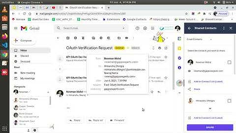 Gmail Add-on Scopes Verification Video