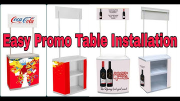 Easy promo table installation