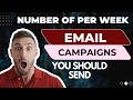 How Many Email Campaigns Should You Send Per Week? | Email Marketing Frequency #EmailMarketing