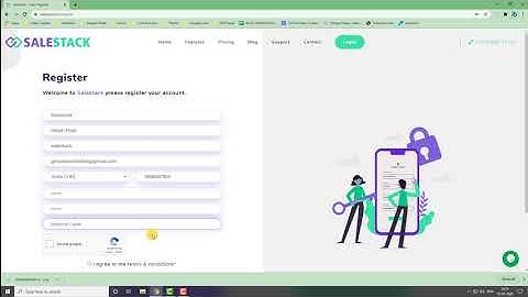 How to register in salestack crm | सेल्सटैक सीआरऍम में रेजिस्टर कैसे करते हे