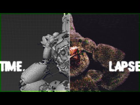 FNAF 3 Stylized springtrap RARE SCREEN - Timelapse [Yerribrine]