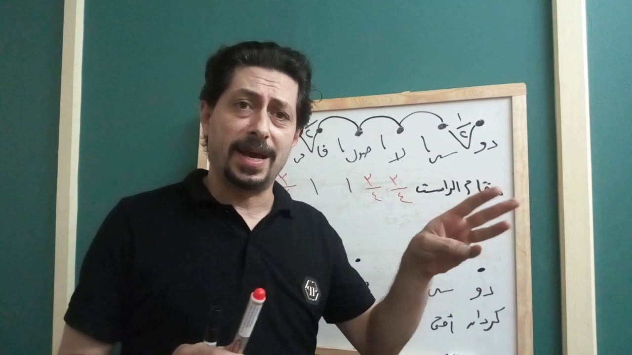 مقام الراست و  كيفية تصويرة علي كل درجات السلم و علامة نص دييز و علامة نصف بيمول