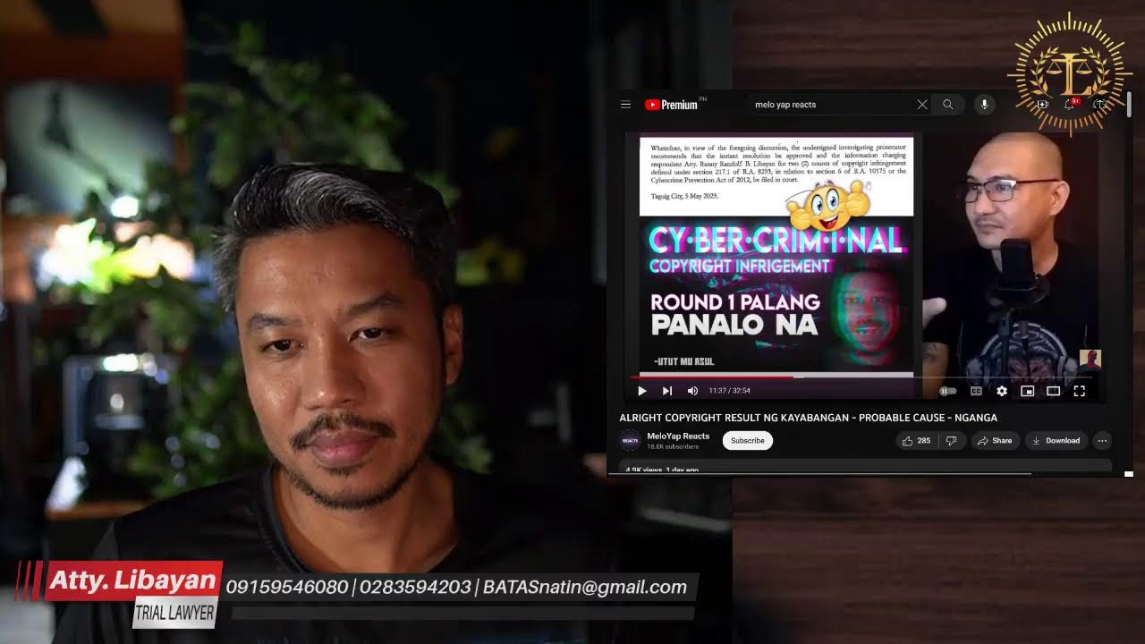 PROLOGUE: RAFFY TULFO IN ACTION VS. ATTY. LIBAYAN- COPYRIGHT INFRINGEMENT CASE