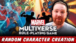 Marvel Multiverse RPG Random Character Creation