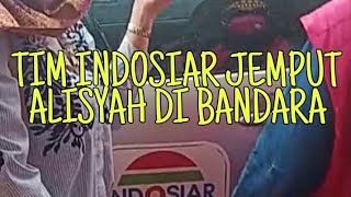 alisyah konser bhineka tunggal Ika, tim indosiar jemput di bandara