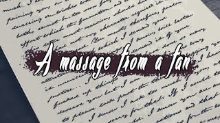 Zmowa - A Massage From a Fan (audio)