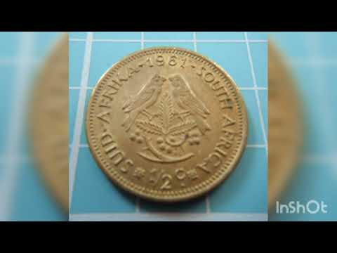 1961 South Africa 1/2 Cent