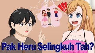 #38 || MAMA RINI ON DIVORCE PART 1 (Is Mr. Heru Cheating?) - Animated Drama School Hard Code Boys